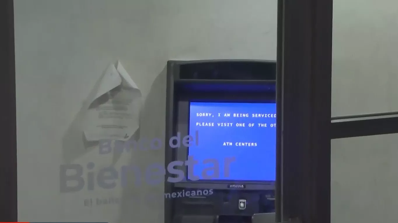 Roban Cajero de Banco Bienestar en Monterrey