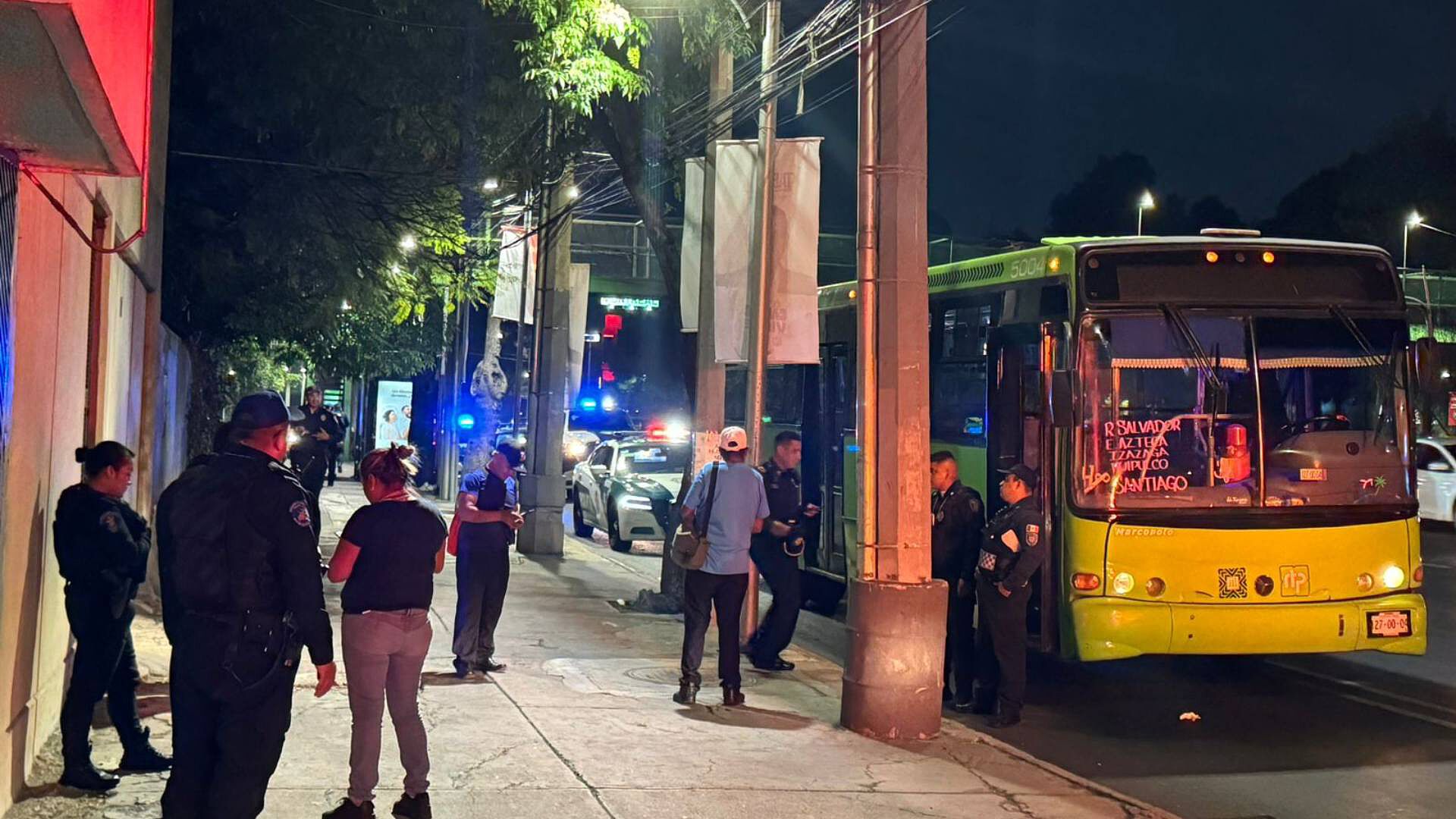 FOTO: Muere Hombre Baleado en Transporte Público en Coyoacán, CDMX
