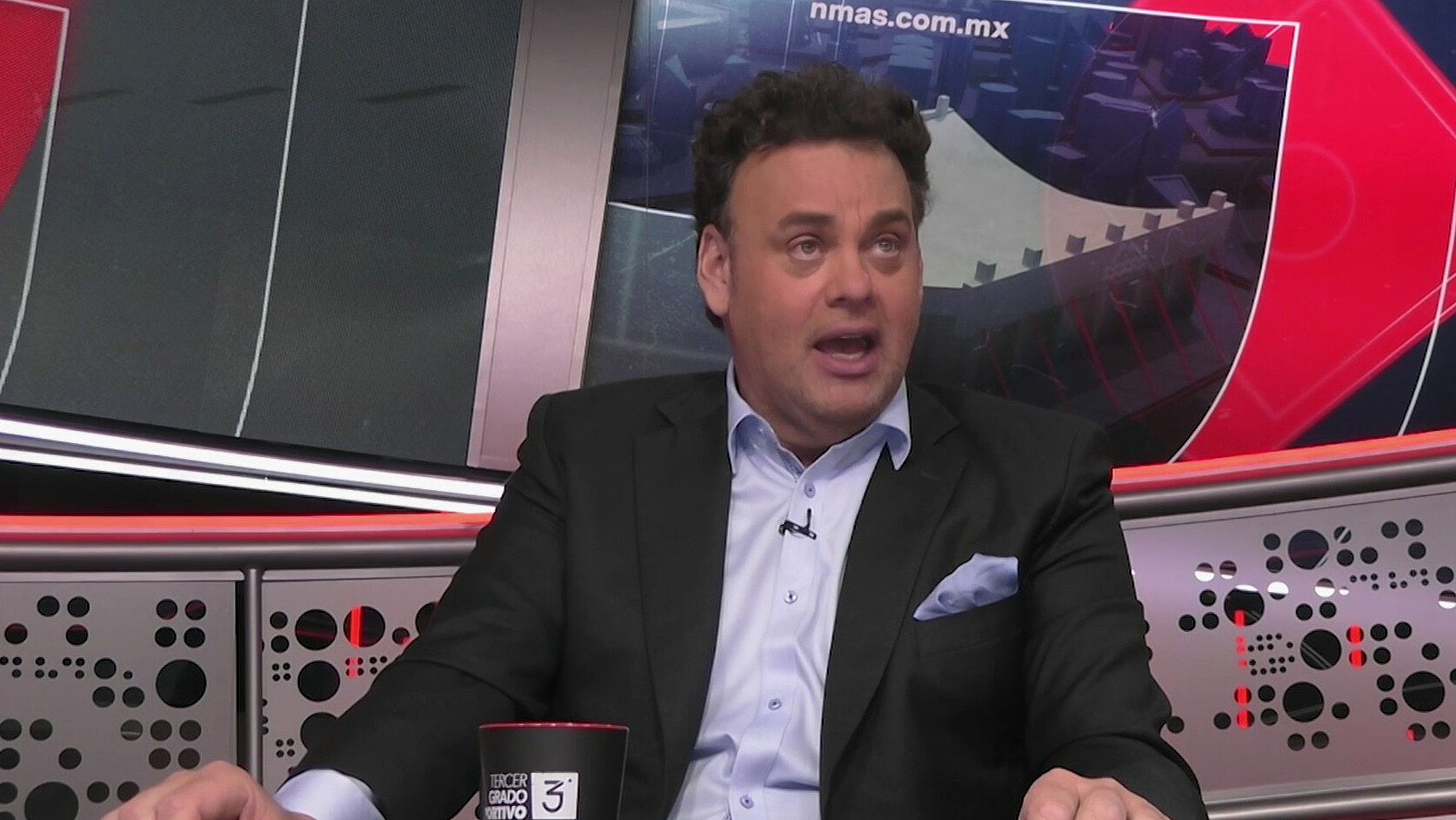 Foto: David Faitelson en Tercer Grado Deportivo