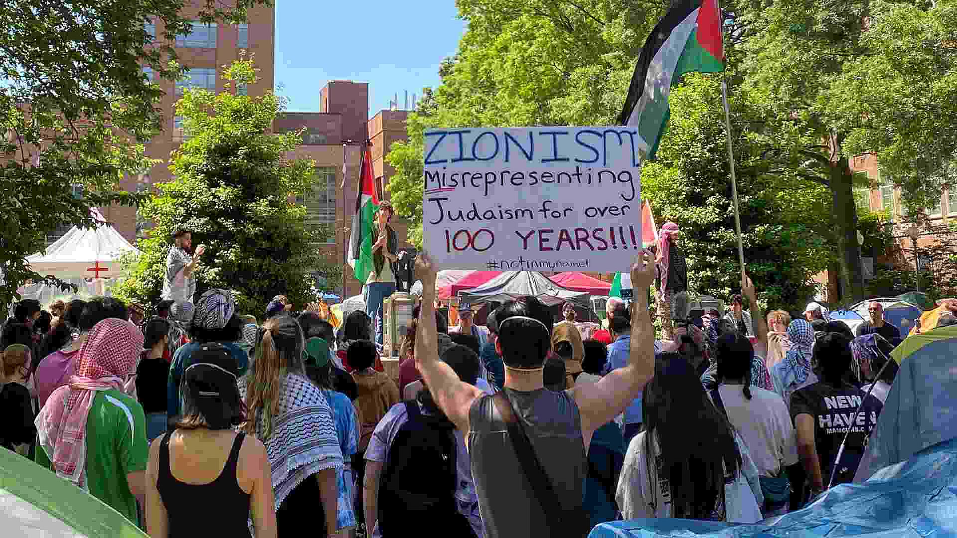 FOTO: Protestas Universitarias a Favor de Palestina