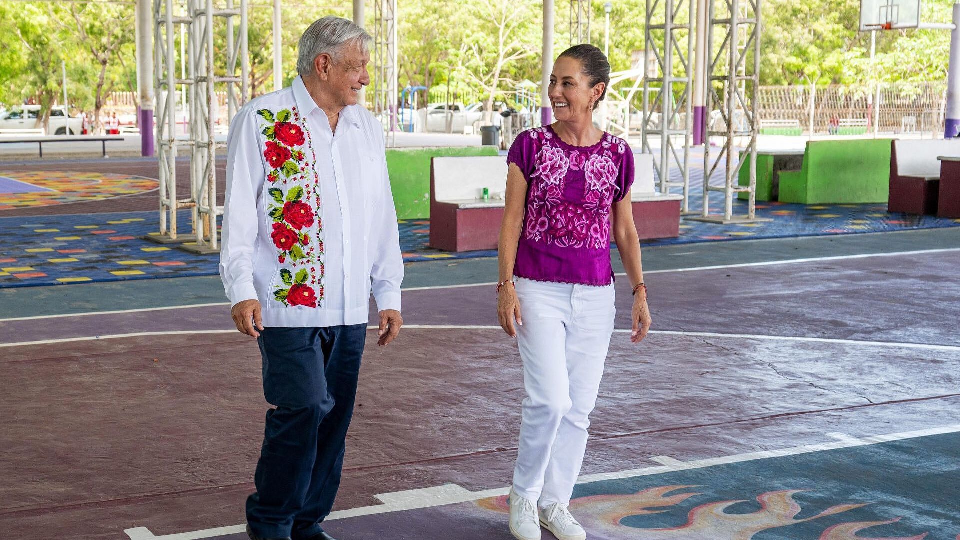 Foto: AMLO Sheinbaum Gira Conjunta