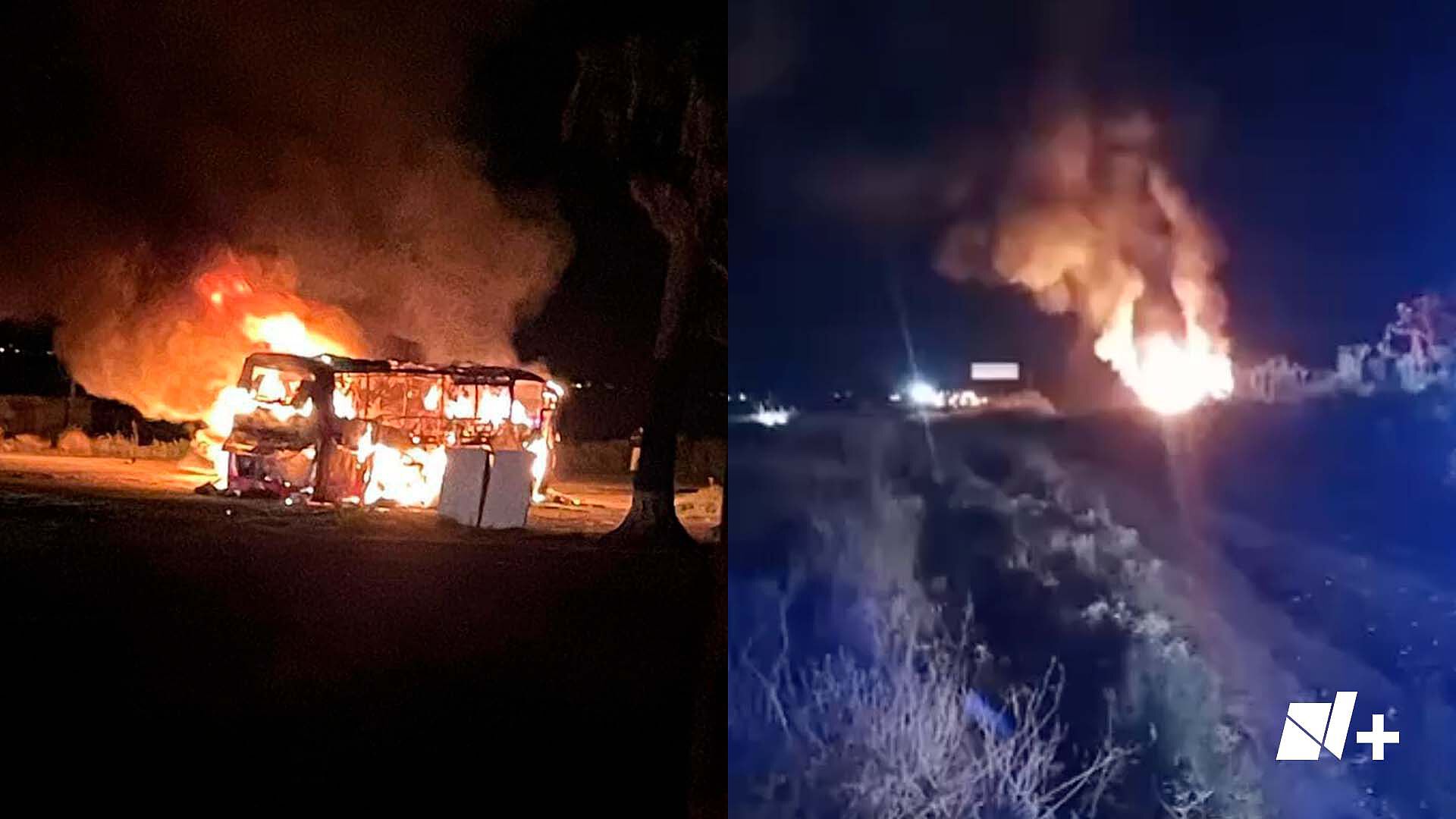 Se Incendia Camión con Peregrinos en los Límites de Coahuila y Nuevo León